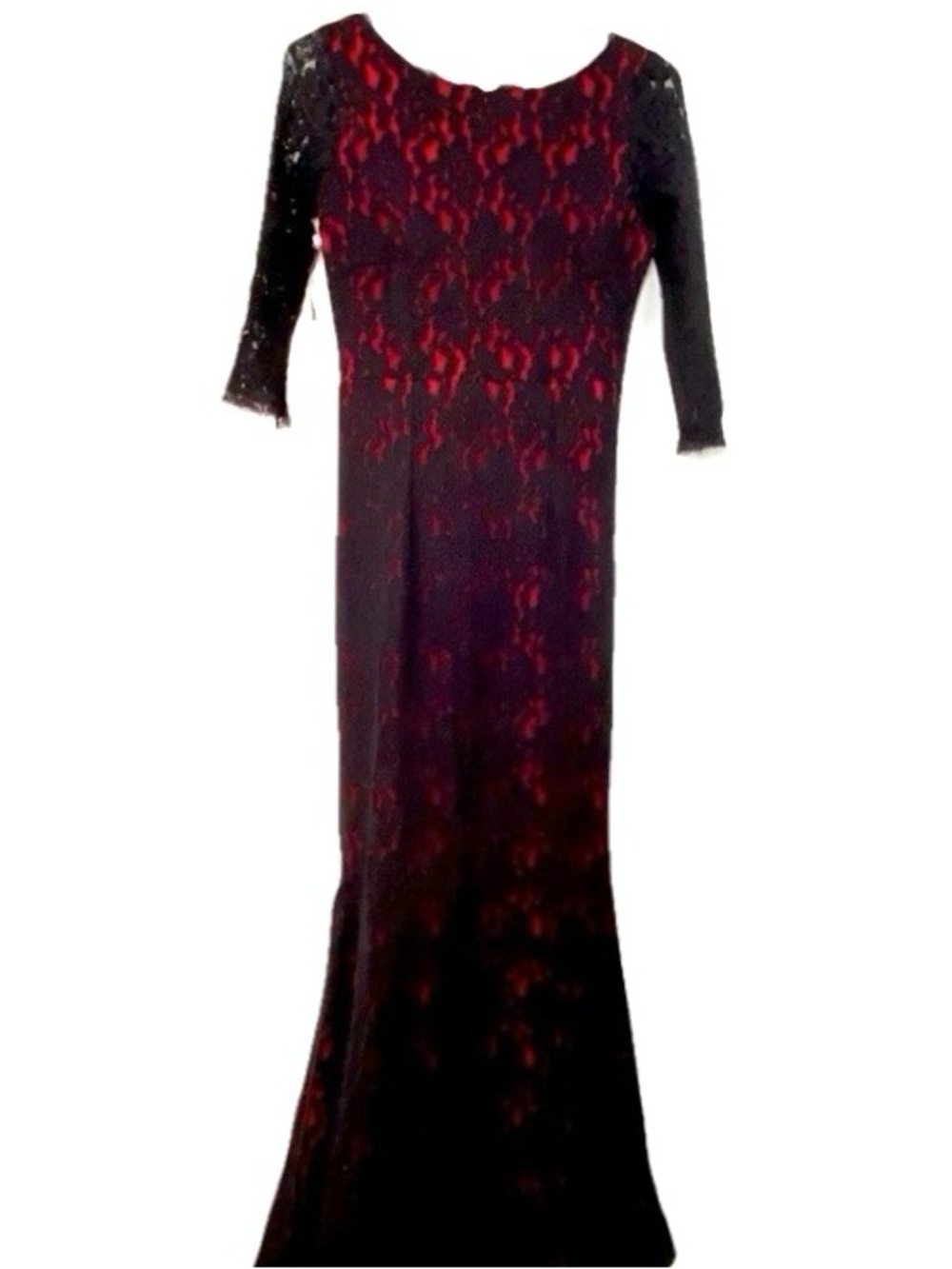 Elegant Black Lace Mermaid Evening Dress